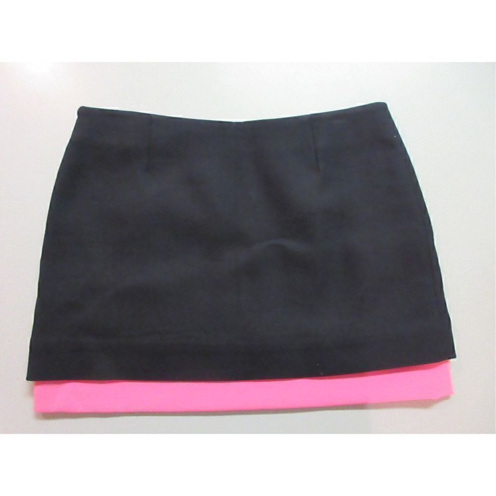 Diane VonFurstenberg skirt navy & pink sz 6